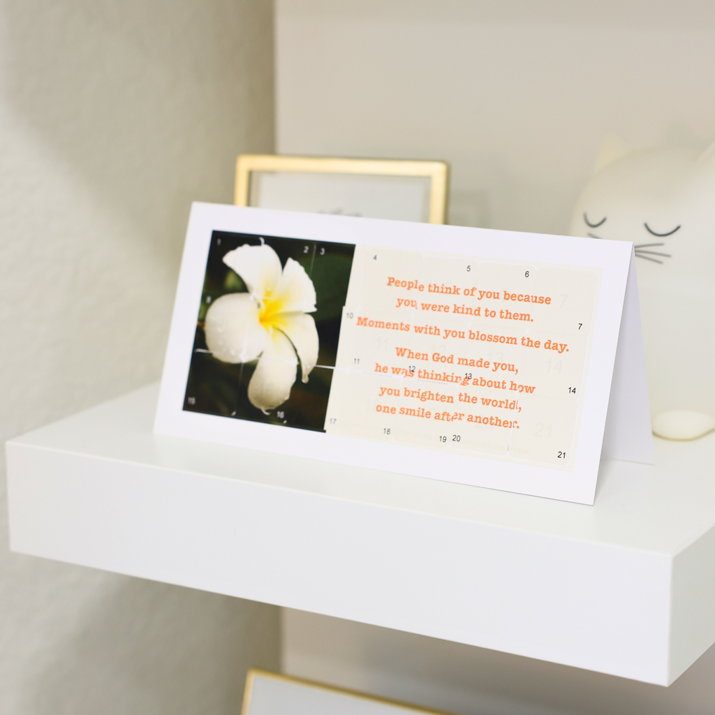 Moments With You Blossom The Day | Action Greeting Card