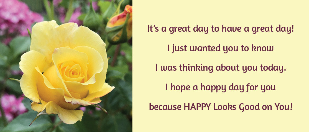 Happy Looks Good on You Action Card